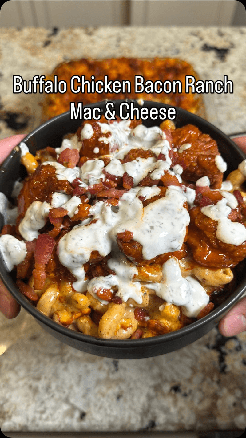 Buffalo Chicken Bacon Ranch Mac & Cheese Thumbnail