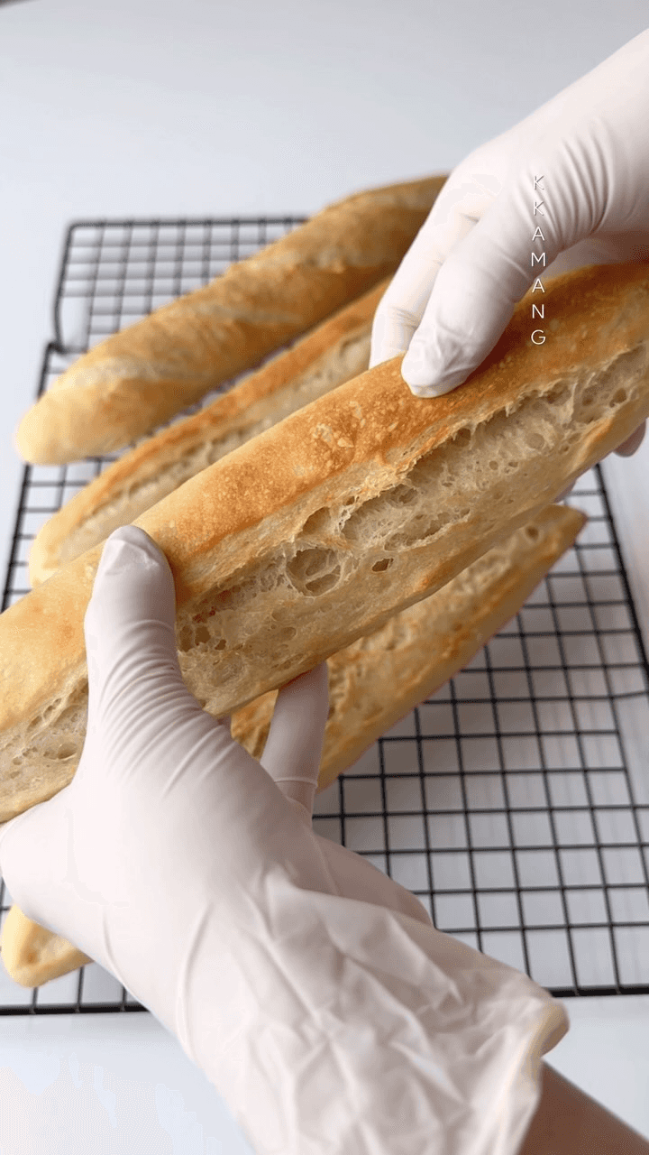 무반죽 바게트 & 꿀크림치즈 피자 Thumbnail