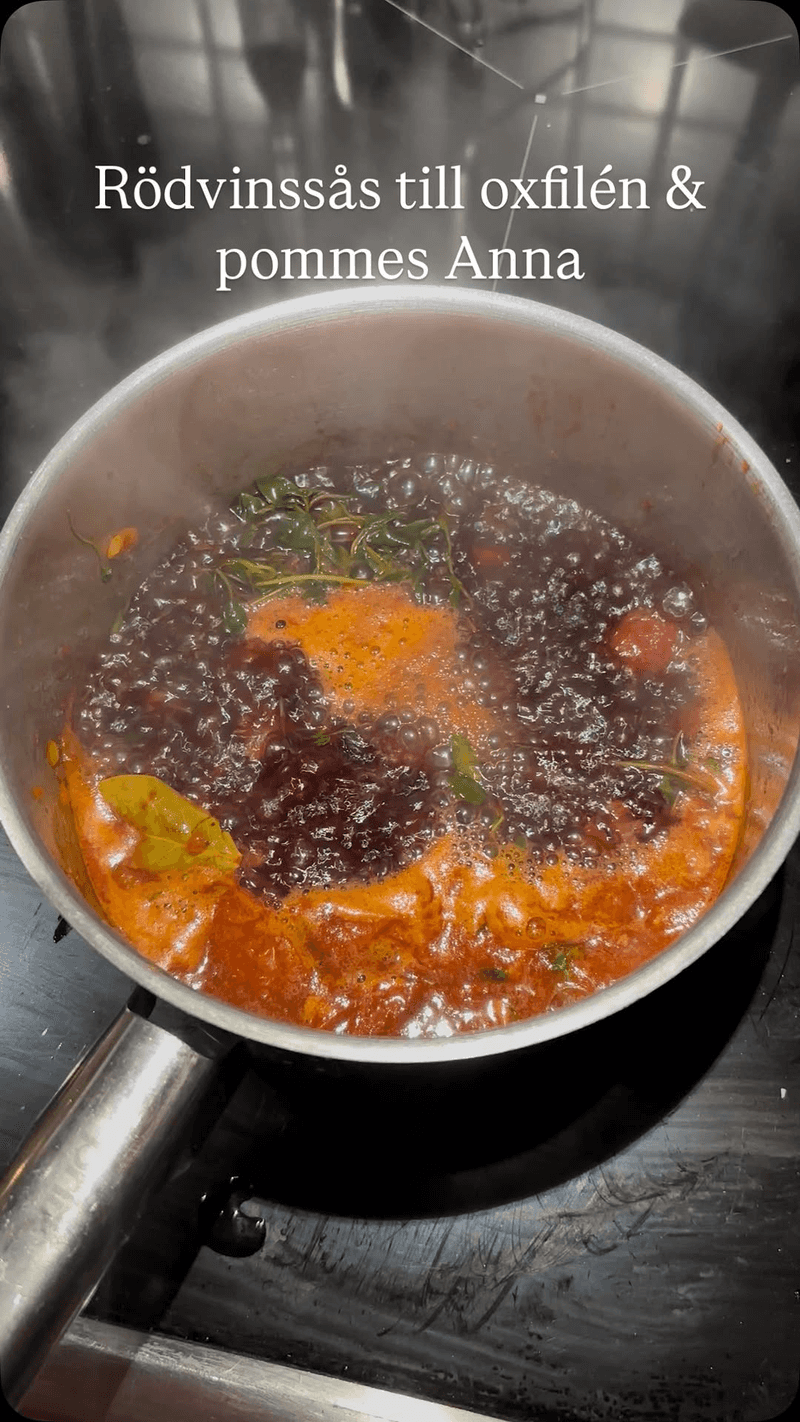 Red Wine Sauce for Beef Tenderloin