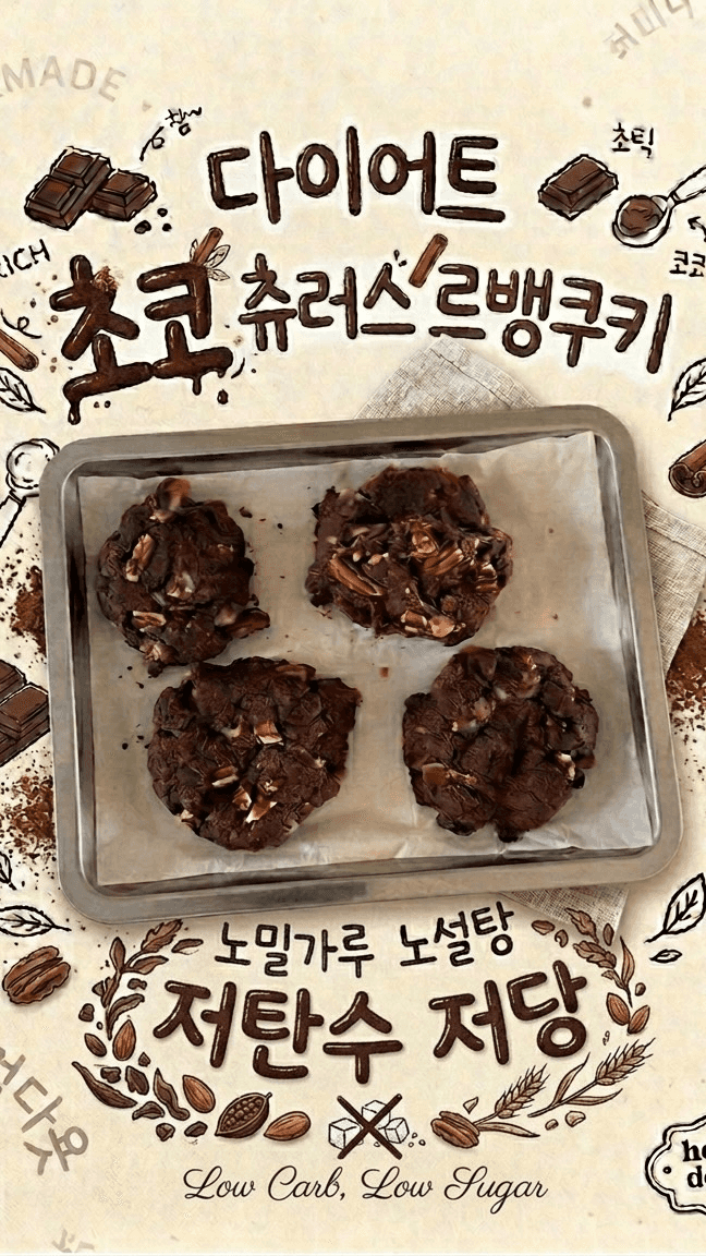 노밀가루 노설탕 초코츄러스 르뱅쿠키 Thumbnail