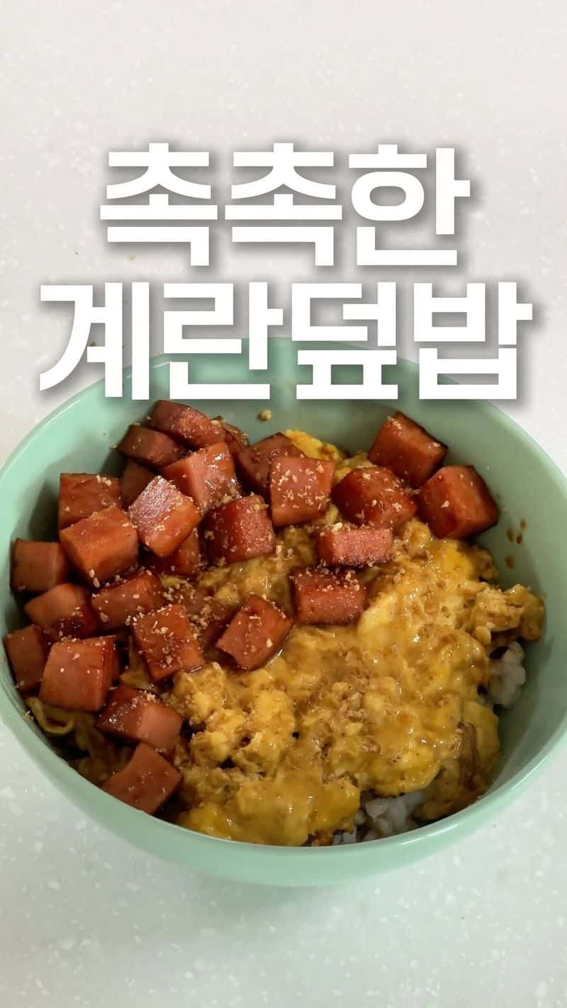 한입 먹자마자 감탄 나오는 계란덮밥! Thumbnail