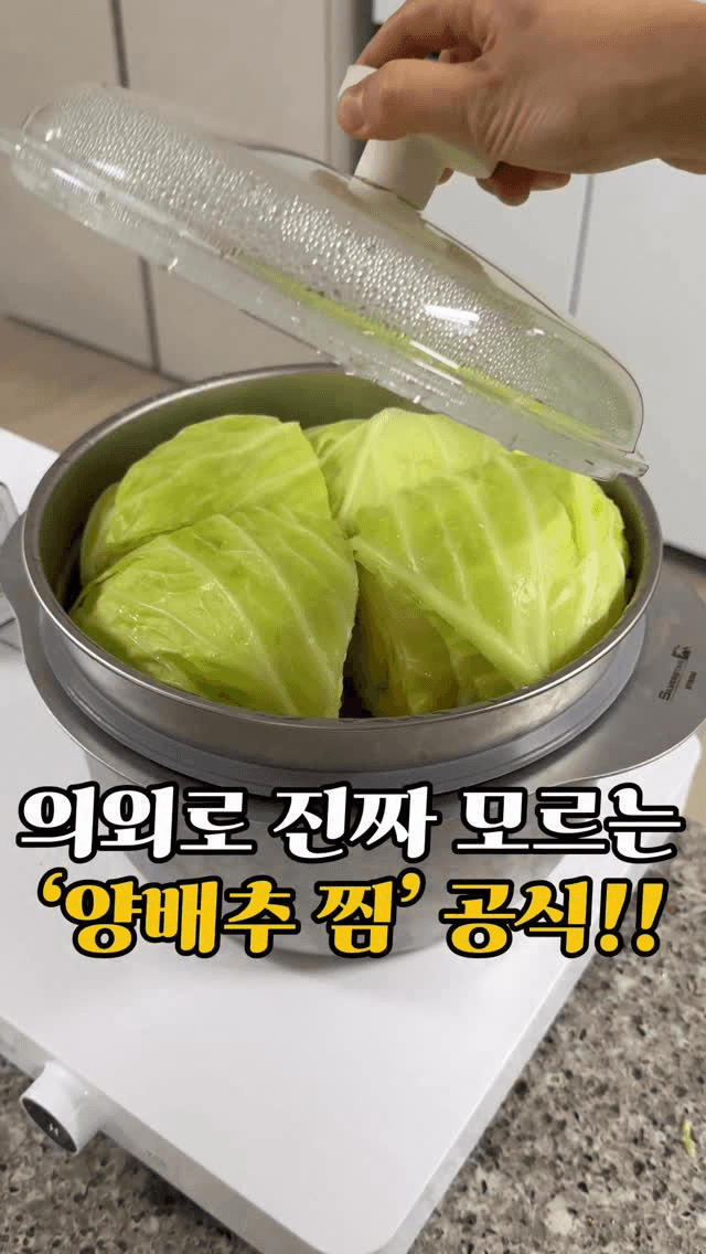 의외로 진짜 모르는 '양배추 찜' 공식 Thumbnail