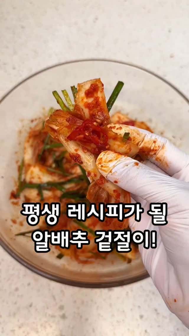 초간단 알배추 겉절이 Thumbnail