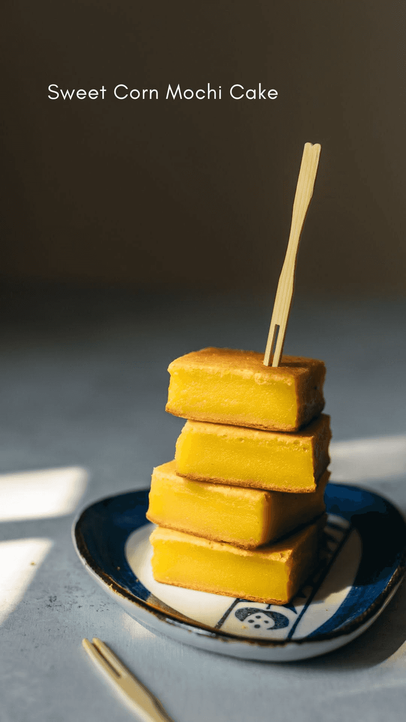 달콤한 옥수수 모찌 케이크 Thumbnail