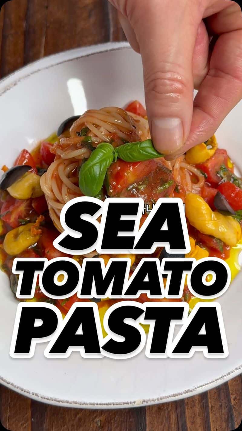 멍게 토마토 비빔 파스타 Thumbnail