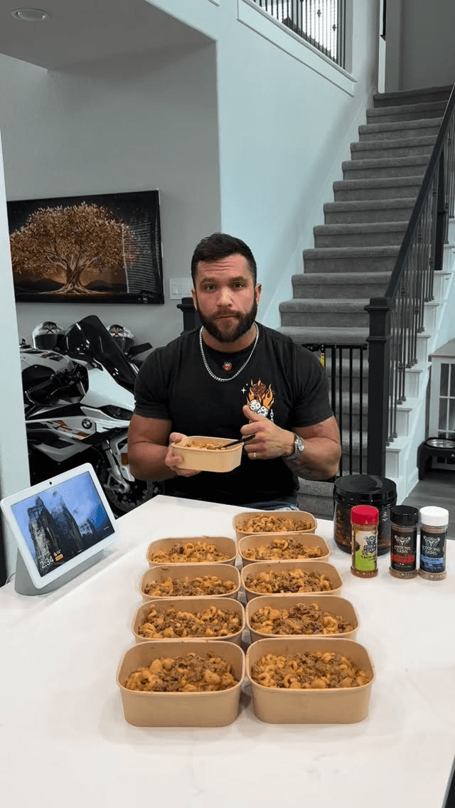 High Protein Taco Pasta Meal Prep