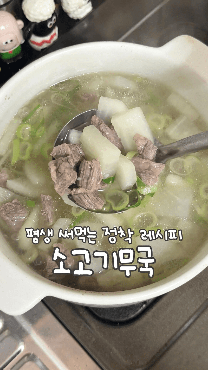 평생 써먹는 소고기뭇국 레시피 Thumbnail