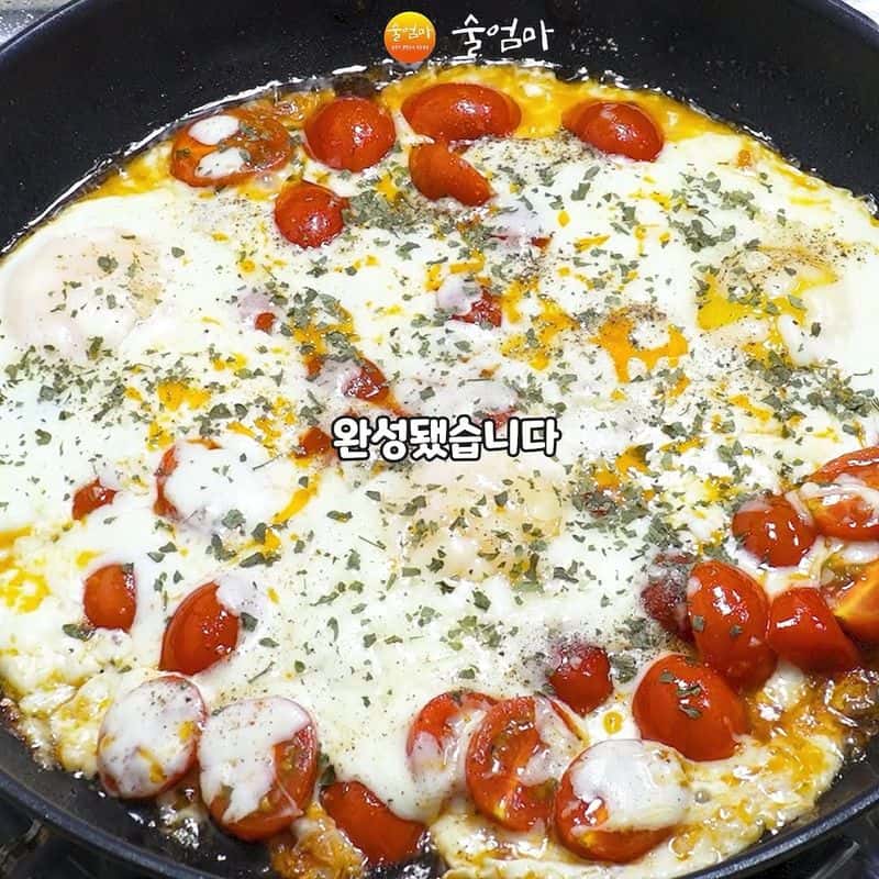 5분 완성! 토마토 계란 치즈 토스트 Thumbnail