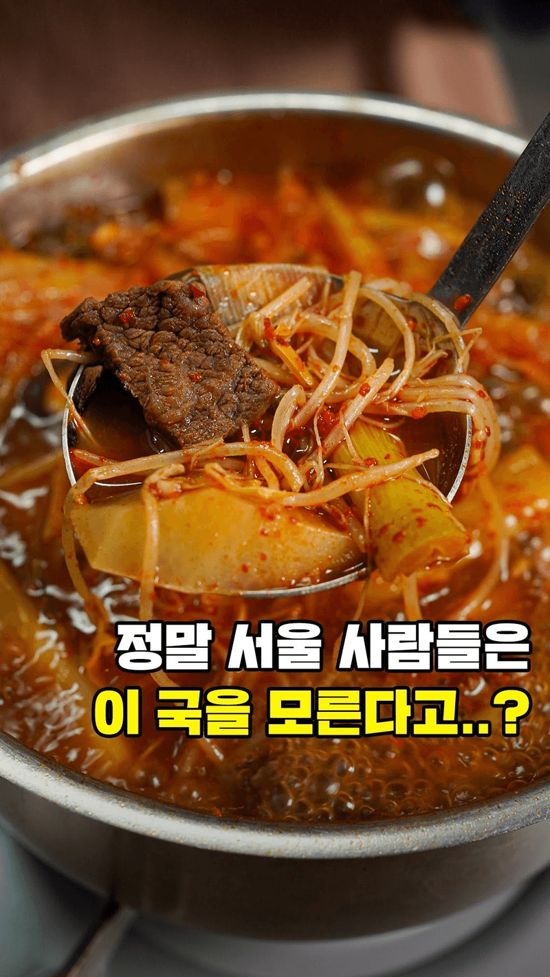얼큰한 경상도식 소고기뭇국 Thumbnail