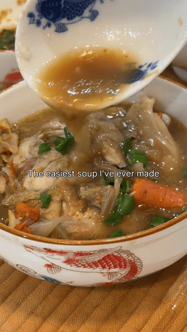 No Water Chicken Soup with Ginger Scallion Sauce Thumbnail