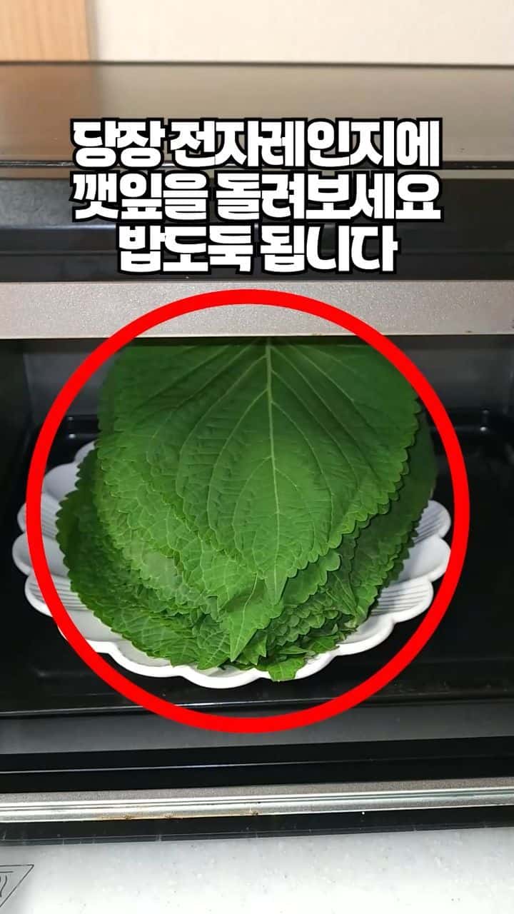 전자레인지 2분 완성 초간단 깻잎찜 Thumbnail