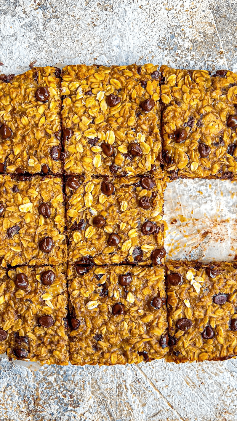 Easy Healthy 4 Ingredient Banana Bread Bars