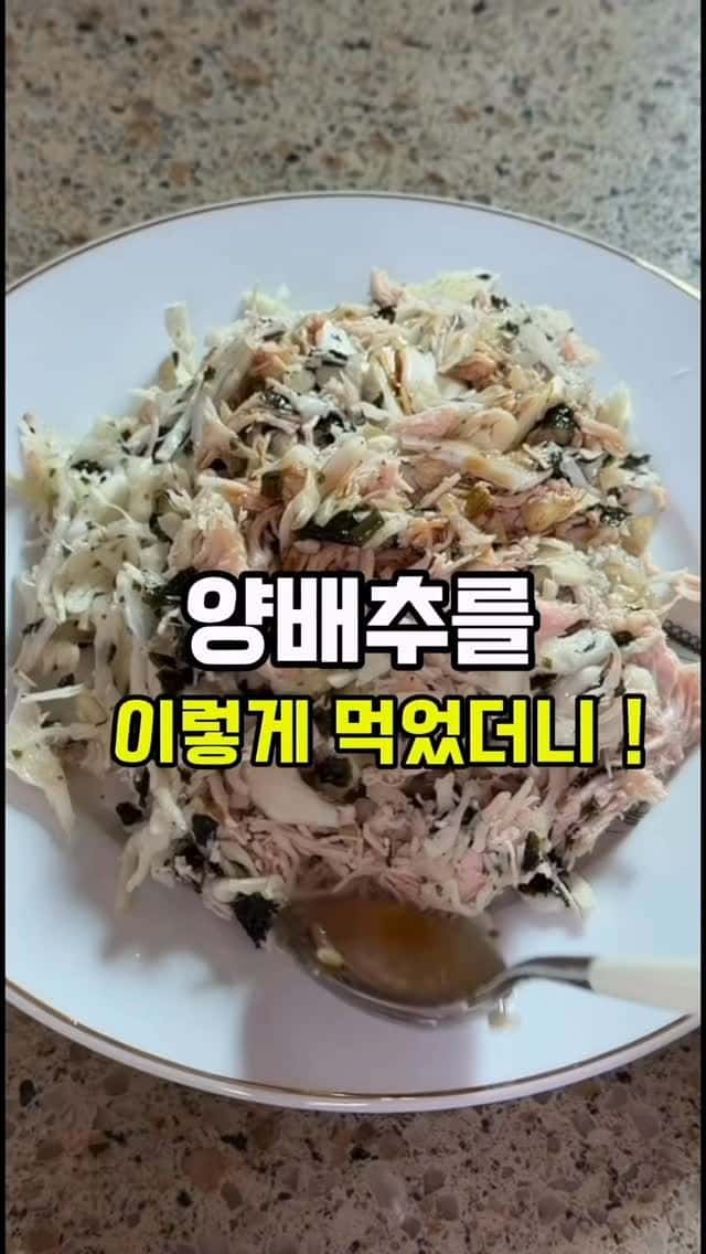 3일만 먹어도 살이 쏙 빠지는 양배추 다이어트 레시피 Thumbnail