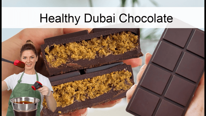 Healthy Dairy-free and Gluten-Free Dubai Chocolate From Scratch