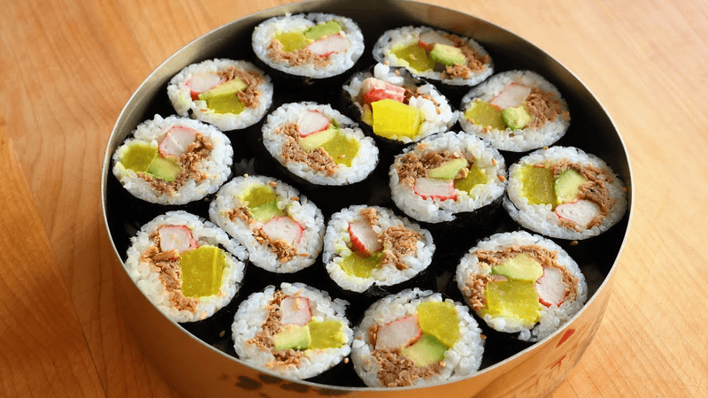 Tuna Gimbap (Chamchi-gimbap)