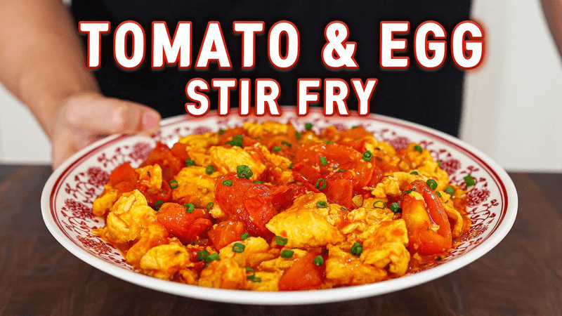 This 10 Minute Tomato Egg Stir Fry Will Be Your New Favorite Breakfast!