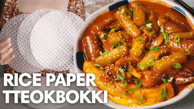 Viral Rice Paper Tteokbokki