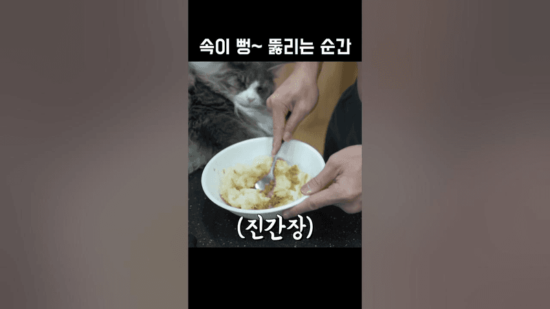 속이 뻥~ 뚫리는 순간 초간단 간장 백김치밥 Thumbnail