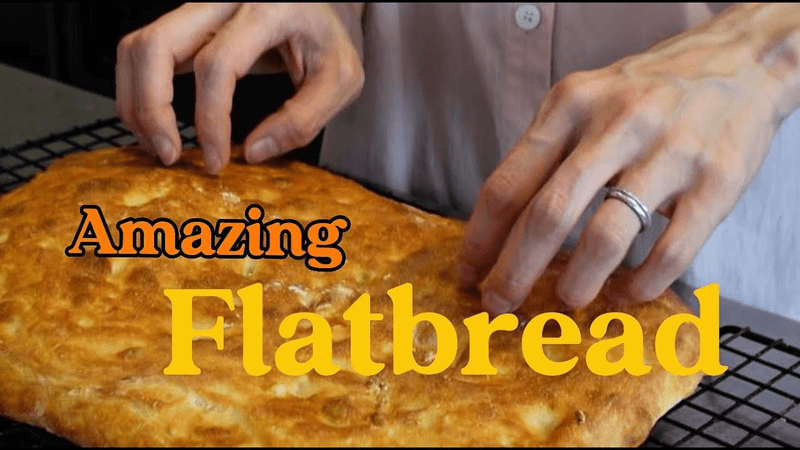 샌드위치 빵의 끝판왕, 반죽도 필요없는 진짜 얇고 촉촉한 플랫브레드 Thumbnail