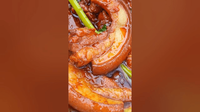 큰 크기 돼지고기 🔥 맛있게 요리하세요 | 시골 스타일 Thumbnail