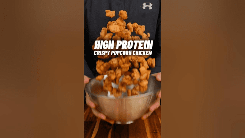 The Crispiest High Protein Popcorn Chicken Thumbnail