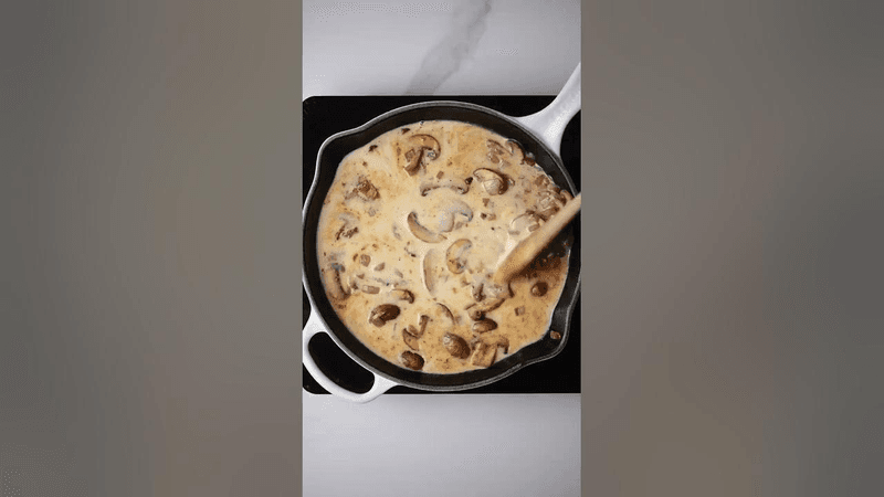 크리미한 버섯 소스 파스타 🍄 Thumbnail