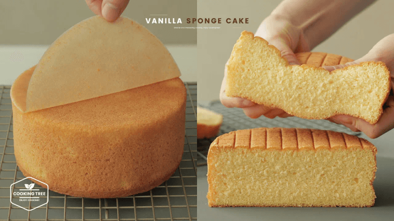 따라하면 무조건 성공하는! 스펀지 케이크 (공립법 제누와즈) 만들기 Thumbnail