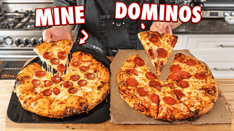 Making Dominos Pizza At Home (2 Ways) | But Better Thumbnail