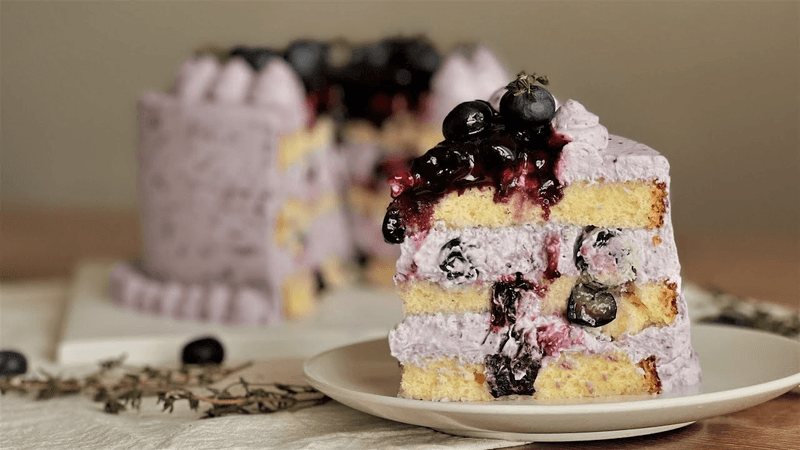 블루베리 크림 케이크 Thumbnail