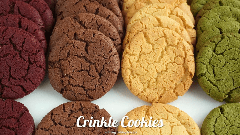 겉은 바삭! 속은 쫀득한 아메리칸 '크랙 쿠키' 만들기 (4가지 맛) Thumbnail