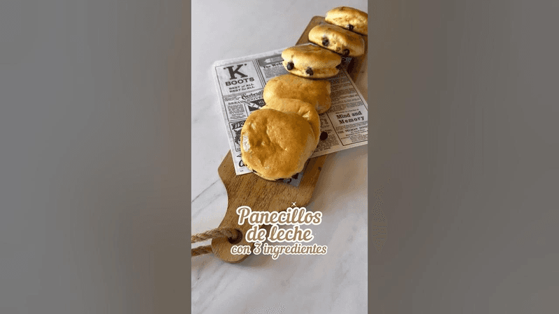 Panecillos de leche con 3 ingredientes Thumbnail