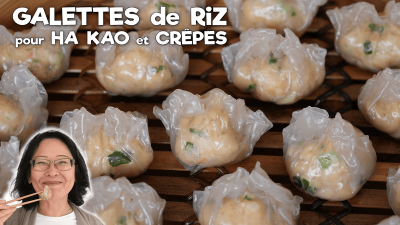 Facile avec des Galettes de Riz : Ha Kao Crevette Poulet & Crêpes Crevettes | Sans Pâte à préparer ! Thumbnail