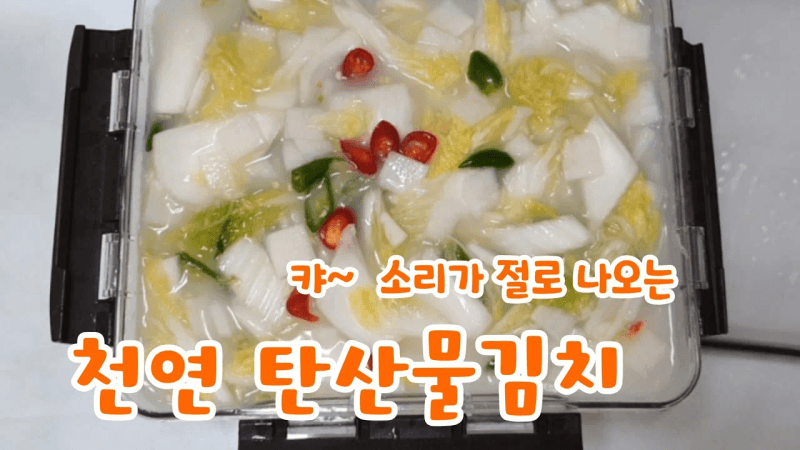 천연 탄산 물김치 Thumbnail