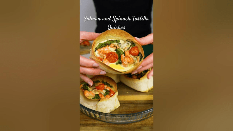 연어 시금치 또띠아 키슈 Thumbnail