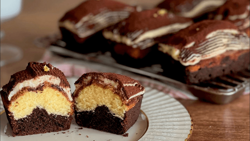 완벽 비율 티라미수 미니파운드 만들기 Thumbnail