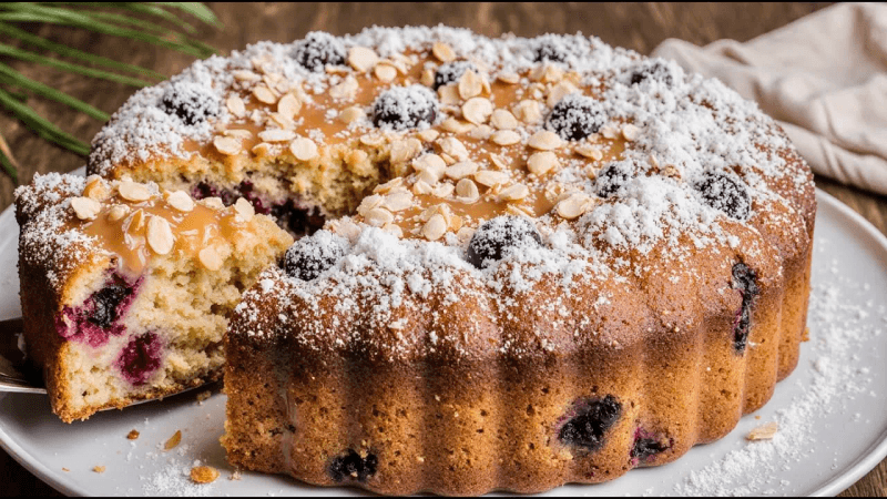 밀가루, 설탕 없는 건강한 오트밀 케이크 Thumbnail