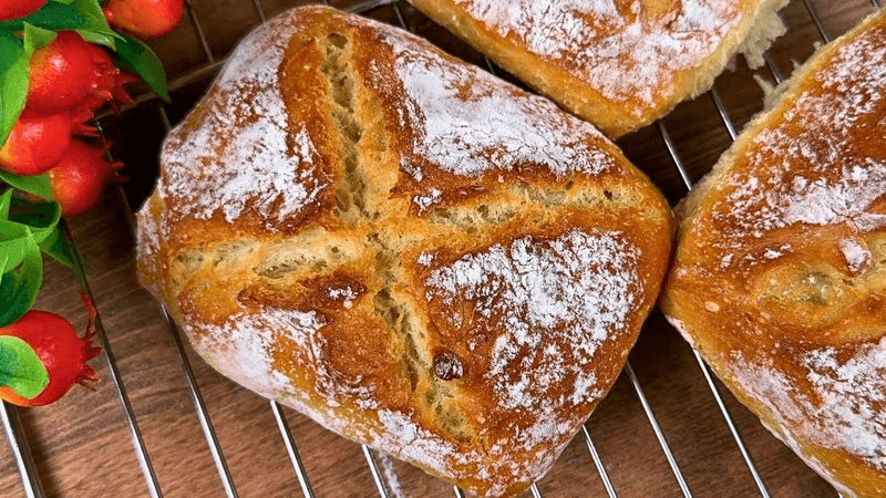 3분 만에 준비! 집에서 만들 수 있는 가장 쉬운 빵 레시피 Thumbnail