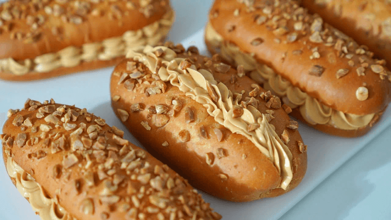 땅콩버터크림빵 만들기 Thumbnail