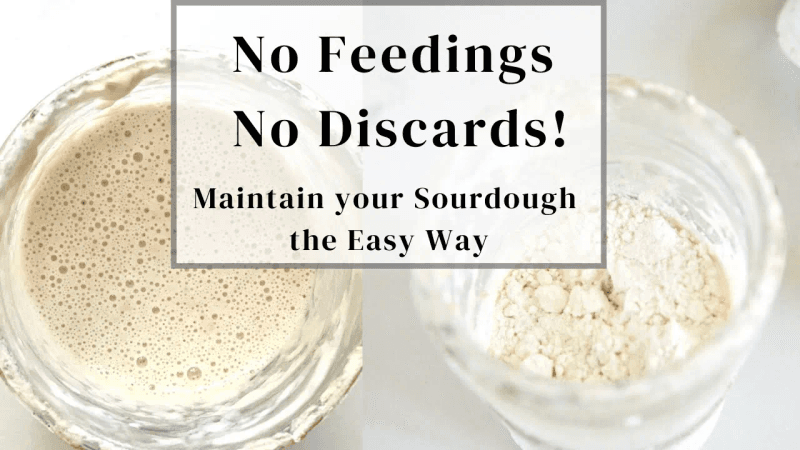 먹이주기나 버리기 없는: 간단한 사워도우 스타터 관리법 Thumbnail