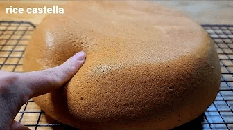 엄청나게 부드럽고 맛있는 초간단 밥솥 쌀 카스테라 만들기 Thumbnail