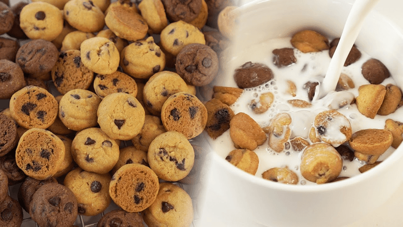 너무 쉬워요! 누구나 좋아할 바자작한 식감의 미니 초코칩 쿠키🍪(에어프라이어,종아컵계량) Thumbnail