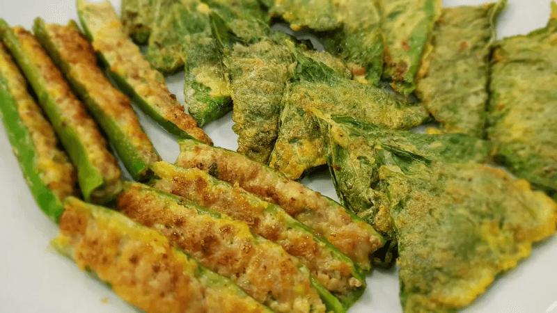 "고추전 & 깻잎전" - 한 번에 두 가지! 이쁘고 맛있게 만드는 황금레시피~ Thumbnail