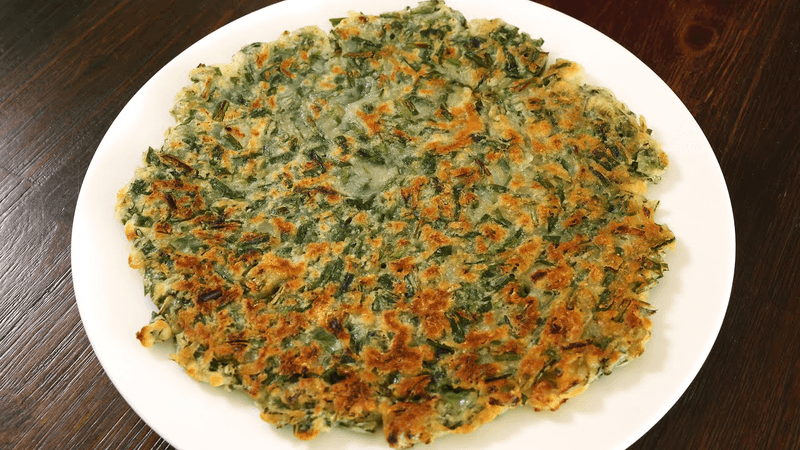 Chive pancake (Buchujeon: 부추전) Thumbnail