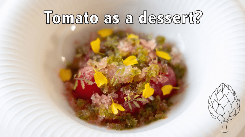이것이 제가 가장 좋아하는 토마토 요리일까요? 파인 다이닝 토마토 & 바질 디저트 아뮤즈! Thumbnail