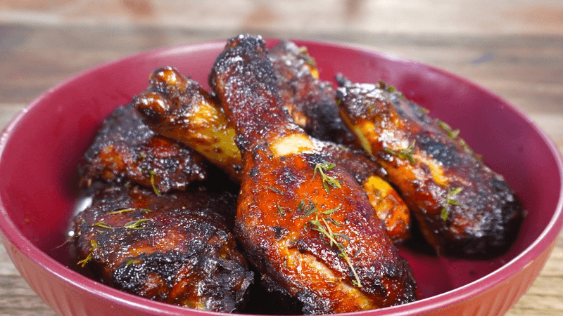 자메이카 스타일 구운 치킨과 로스트 포테이토 Thumbnail