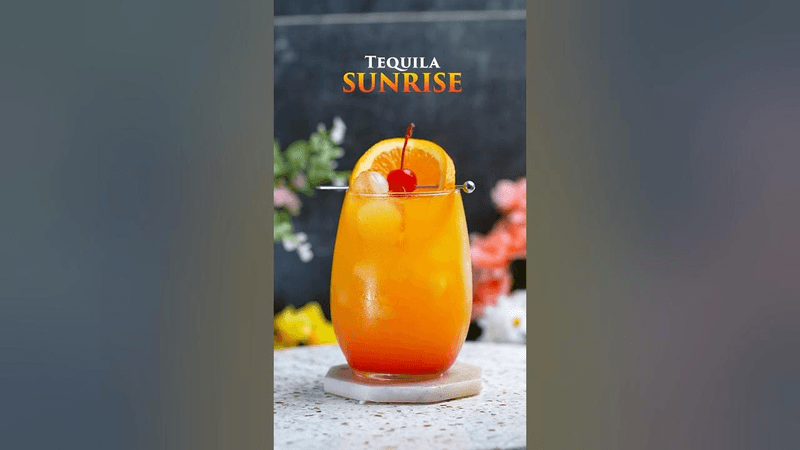 테킬라 선라이즈! ☀️ 맑은 날을 위한 클래식 칵테일! Thumbnail