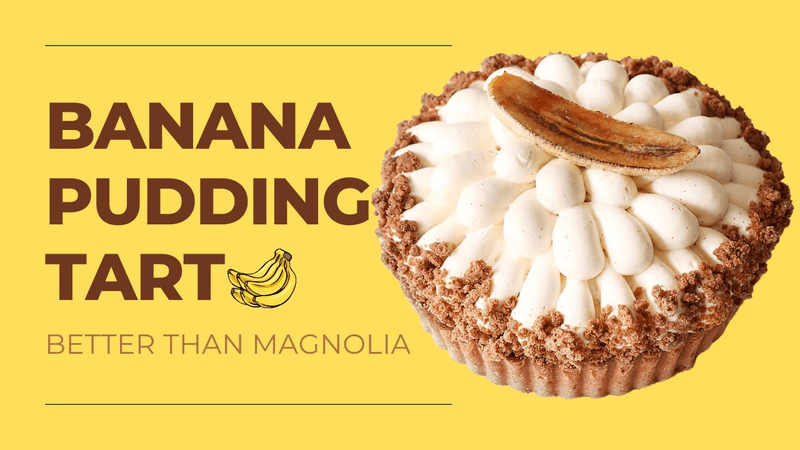 Much more delicious than Magnolia. How to make Banana Pudding Tart Thumbnail