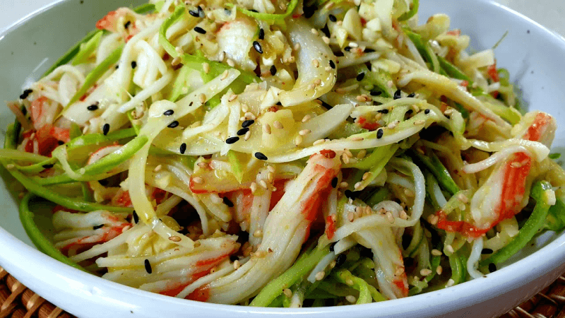 새콤달콤 맛있는 오이맛살냉채 Thumbnail