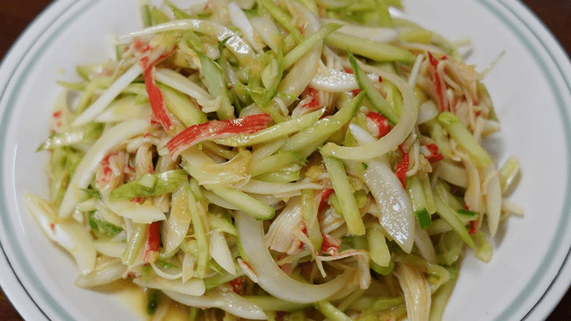 더운 여름에 불 켜지말고 오이 1개로 이렇게 만들어보세요 오이냉채 만드는법 Thumbnail