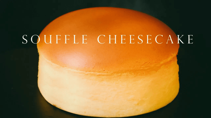 크림치즈 없는 정말 쉬운 수플레 치즈케이크 Thumbnail